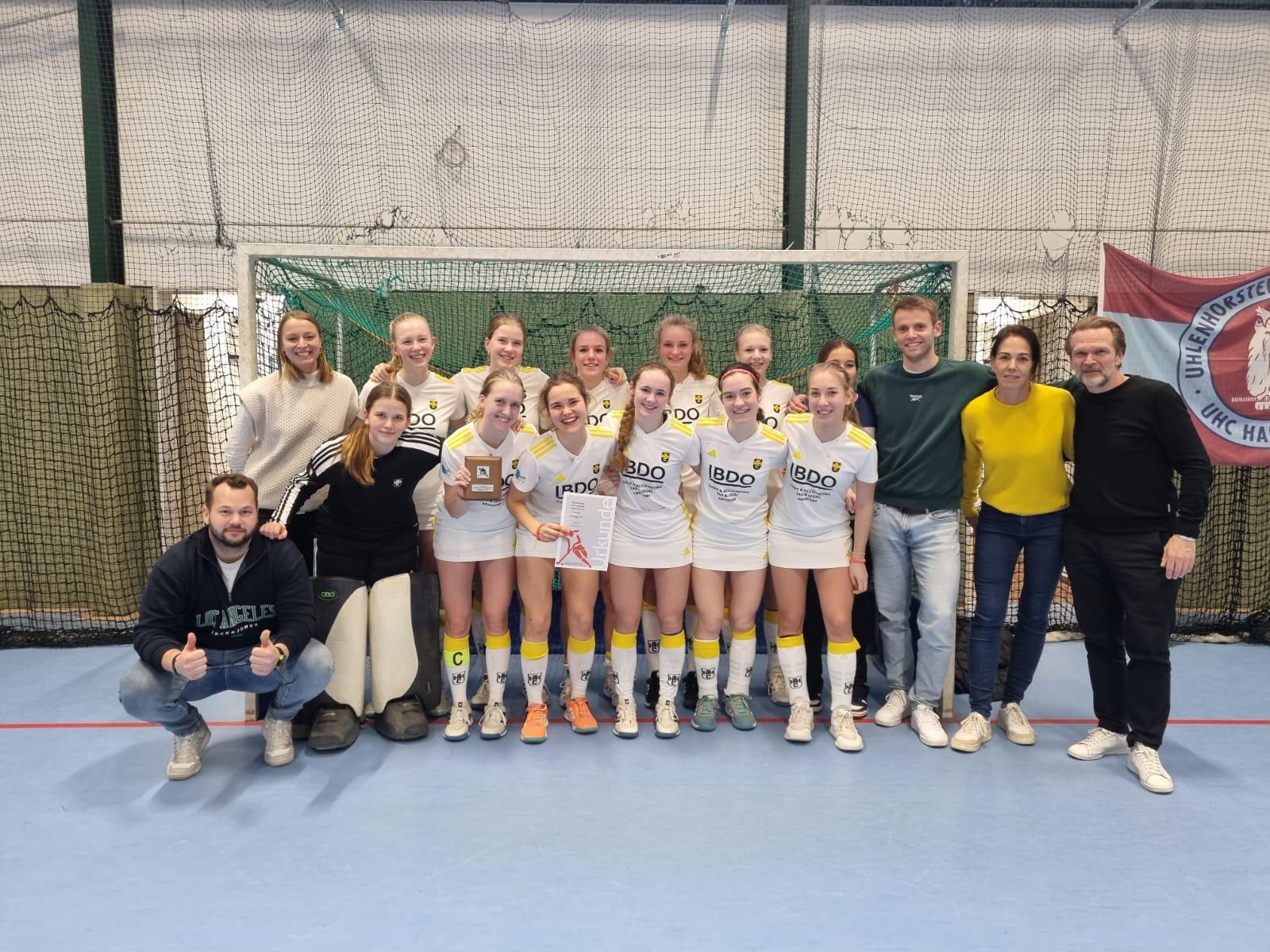 Jugendhockey: wU16  – Noch ein Hamburger Meister und für Nord-Ost Deutsche Meisterschaft qualifiziert